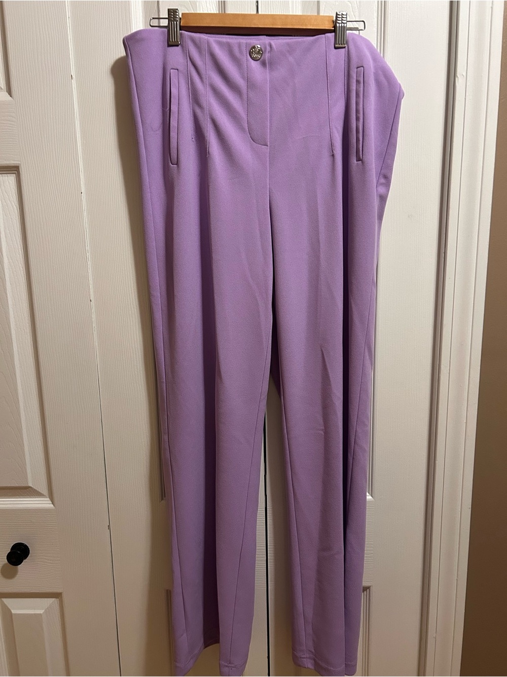 Soho Lavender High-Waist Trousers